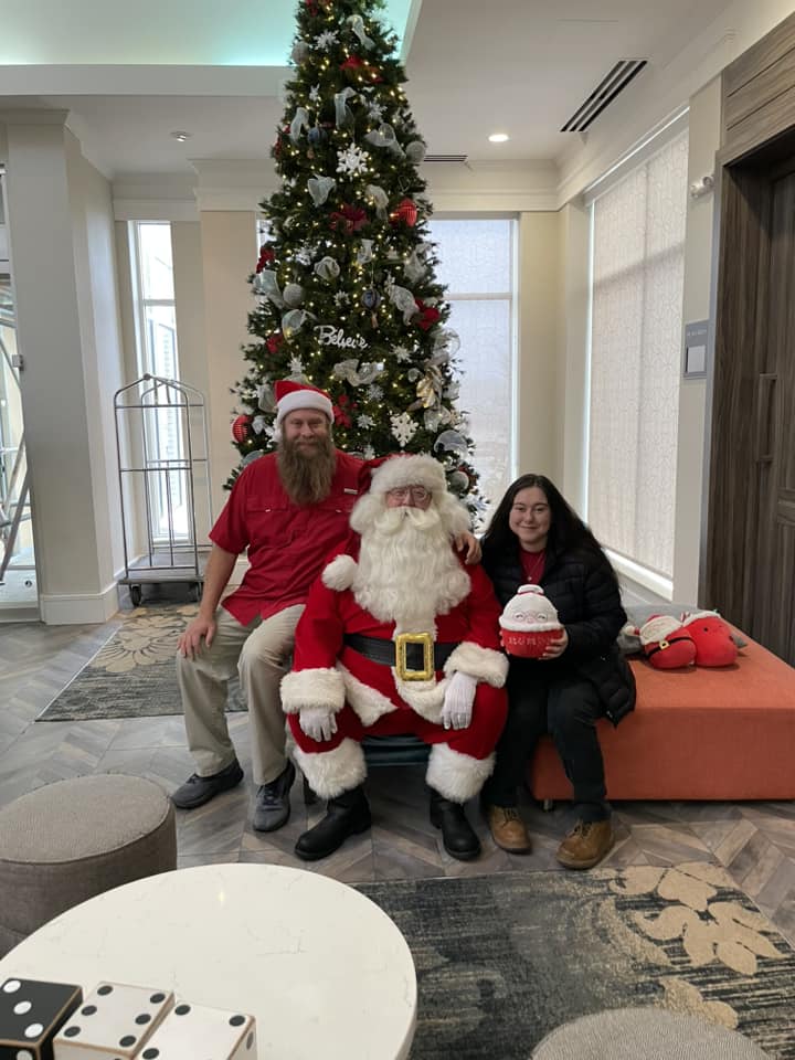 Santa at Hilton